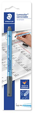 STAEDTLER Folienstift Lumocolor correct F schwarz 10 Stück