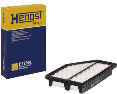 HENGST - Luftfilter E1209L - Luft-Filtereinsatz für KFZ | Hochwertiger Motorluftfilter für Otto- oder Dieselmotor - Schutz für Motoren - Wasserbeständig
