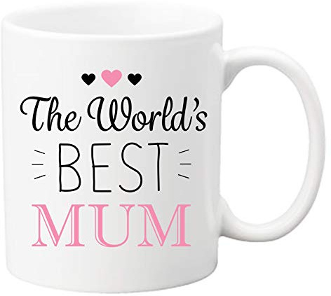 Mum Ceramic Mug Gift, World's Best Mum Coffee Cup | Handmade in the UK