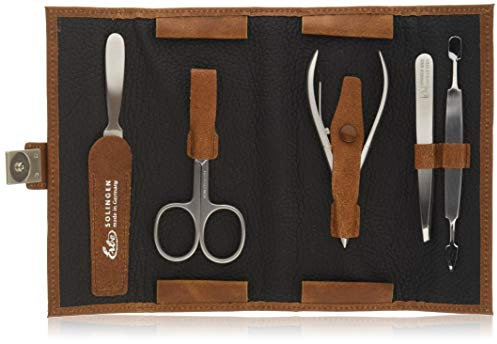 ERBE Manicure Wickeletui Inox Cognac