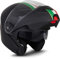 Moto Helmets® F19 „Venice Black“ · Motorrad-Helm · Klapp-Helm Modular-Helm Flip-up Integral-Helm Motorrad-Helm Roller-Helm Sport · ECE 22.05 Sonnenvisier Schnellverschluss Tasche S (55-56cm)