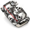 Schlüssel Hülle VB für 3 Tasten Auto Schlüssel Silikon Cover Schlüsselhülle Etui Schutzhülle (Totenkopf)