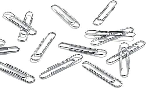 DURABLE Aktenklammer, rund, gewellt, Metall, verzinkt, Länge: 50 mm (100 Stück), Sie erhalten 1 Packung á 100 Stück