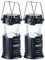Semptec Urban Survival Technology Solar Campinglampe: 2er Pack 3in1-Solar-LED-Camping-Laterne, Handlampe & USB-Notlader (Solar Campingleuchte, Solarlampe mit Powerbank, Tischleuchte Batterie)
