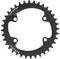 Keenso Plato de Bicicleta, BCD 96MM Ancho Estrecho 32T 36T 38T Plato Anillo de Cadena Simple para M6000 M7000 M8000(36T-Negro)