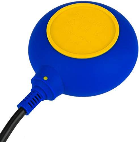 Regulador de nivel - interruptor de flotador para bomba, con contrapeso y 3 m. de cable - Plikc - LIV 3