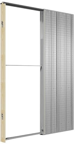 Controtelaio a SCOMPARSA per porta scorrevole vetro versione muratura - Misura 70x210