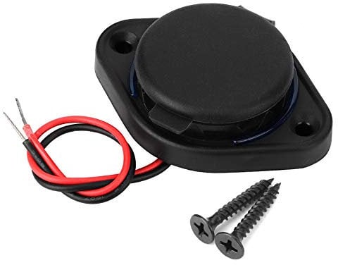 Akozon 3.1A 5V Dual USB Charger Power Socket Adapter Charging Mount for Car ATV UTV Camper Caravans