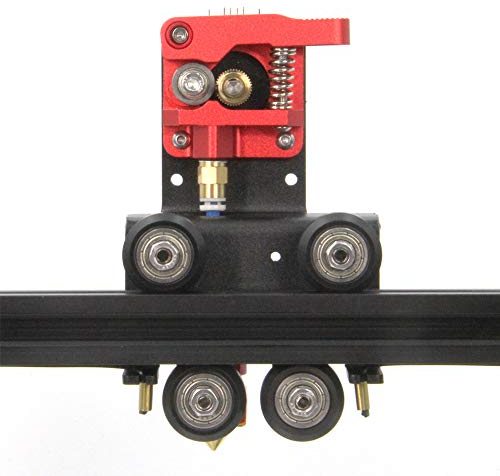 Befenybay Upgrade 4 Pulleys 3D-Drucker Direct Extruder Support Plate Kit mit 1 Meter Band Easy Print Flexible Filament für Creality Ender-3, Ender 3 Pro,CR-10,CR-10S (Direct Kit-4 Pulley)