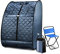 Sauna de vapor personal, sauna de vapor portátil para el hogar, sauna plegable con 3L, hasta 90 minutos, generador de vapor de 800 W con protección de seguridad, control remoto y silla portátil,