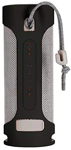 Seracle Funda de Silicona Protectora para Sony SRS-XB23 Altavoz Bluetooth Potente Resistente al Agua:(negro)