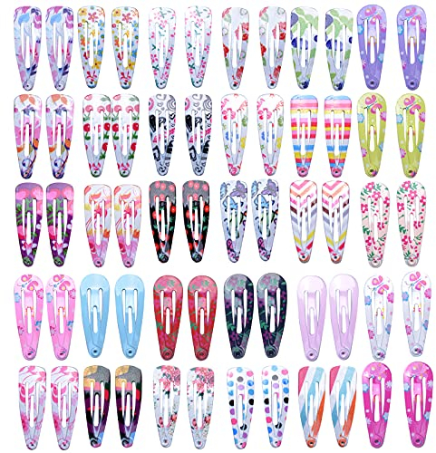 KYSUN 60 Stücke Farben Haarspangen Mädchen, Bunte Mini Haarspangen, Haarclips Baby Klein, Kinder Haarklammern, Baby Haarspangen, Haar Accessoire für für Baby Mädchen Damen