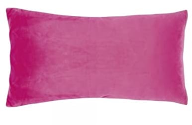 PAD - Kissenhülle, Kissenbezug - Smooth - Samt - 100% Polyester - Farbe: neon pink - 25 x 50 cm