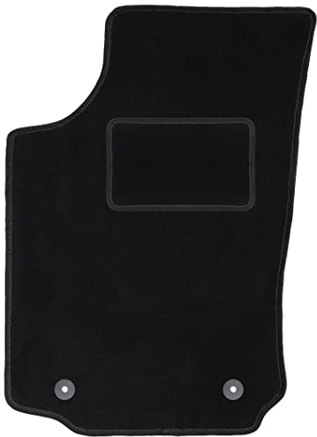 Wielganizator Automatte – Passend für Opel Corsa C Schrägheck 2000-2006 – Velours – Autozubehör - Auto Fußmatten – Fußmatte Auto – 1-teilig - schwarz