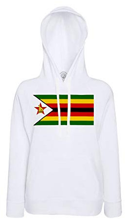 Hoodie für Männer Simbabwe Flagge Fußball Sport Nationalmannschaft Afrika