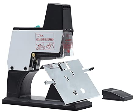 Jieotwice 220V Elektrischer Flachhefter Sattelhefter A3 Heftmaschine Binder A3 Hefter Müheloser Mittelnaht Hefter mit Fußschalter