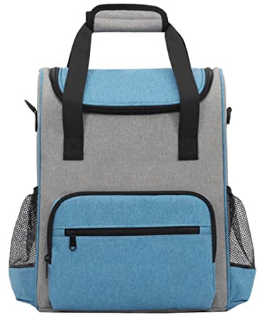 RETENA Large Capacity Cooler Backpack,Large Insulated Picnic Lunch Bag Soft-Sided Cooling Tote Bag, Rucksack for Camping/BBQ/Family Outdoor Activities (Color : Blue)