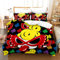 Ste-X Bettbezug-Set Hysteric Mini 3-teiliges Weiches Und Atmungsaktives Weißes Bettwäsche-Set ? Reißverschluss + 2 Kissenbezüge 80 X 80 (135x200cm,Mini 05)