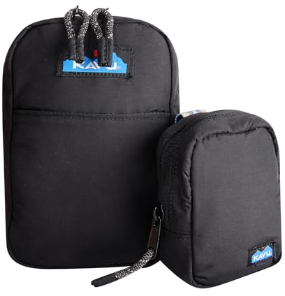 KAVU Yorktown 2 N 1 Crossbody Pack Modular, leichte Tasche, Blackout, Einheitsgröße