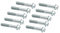 Schrauben Set Variomatikdeckel 10-teilig passend für Rex RS 450, Baotian, Benzhou, Kymco Agility | M6x35 Silber | China Roller 4T GY6 | Variomatik Deckel Variodeckel Motordeckel
