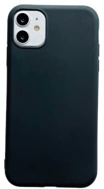 ARMODORRA iPhone 12 Case, Silicone [Square Edges] and [Camera Protection] Upgrade Phone Case [Shockproof] [Drop Proof], 6.1 Inch, Silicone Improved [Camera Protection] Mobile Phone Case, Black