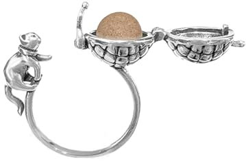 OIDIMS Einzigartiger Katzenring, Aromatherapie, Fingeröffnung, verstellbarer Ring, niedlich, freche Katzen, modisch, tragbar, Mini-Medaillon-Ringe, praktisches Zubehör, Schmuck, Geburtstag