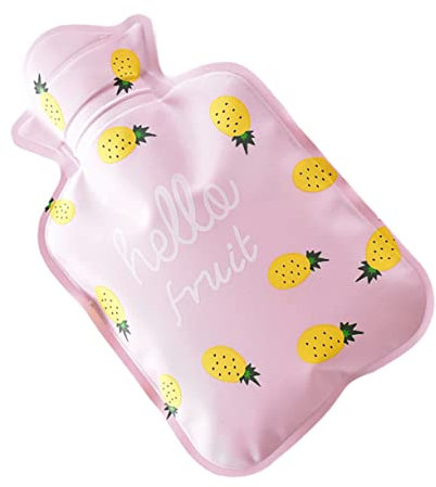 FOMIYES Hot Water Bottle Mini Water Heating Bag Heating Water Electric Hot Water Bag with Cover Thermal Carafes Accessories Wall-Mounted Pink Infant