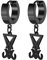 JewelryWe Siegel von Luzifer Ohrringe Creolen: Schwarz Edelstahl Satan Satanisches Symbol Creolen Huggie Ohrringe Vintage Ohrstecker Kirche Wiccan Amulett Religiöser Schmuck für Herren Damen