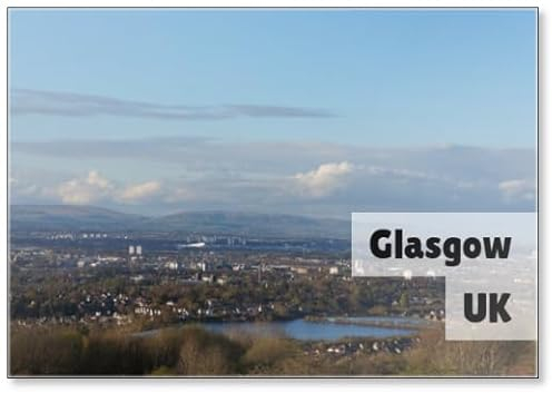 Kühlschrankmagnet Glasgow Sky