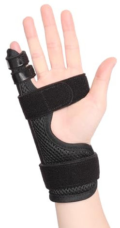 joingood Fingerschiene Kleiner Finger, Handgelenkschiene Kleinefinger, Boxerfraktur Schiene, Verstellbare Schienen Pinky Für Gebrochenen Finger,Sehnenscheidenentzündung, Passt für Linke&Rechte Hand(M)