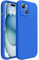 Miracase Silicone Case for iPhone 15 Case 6.1 inch,[Upgraded Each lens Protection][Anti-Slip and Silky-Soft Touch] Full-Body Shockproof Case with Anti-Scratch Microfiber Lining (Sea Blue)