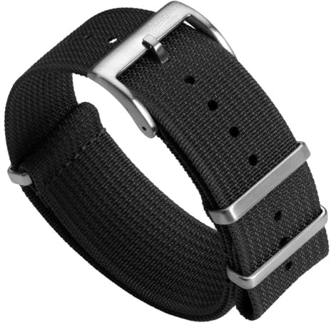 WatchGecko Ridge Military Nylon Uhrenarmband - 18mm, 19mm, 20mm, 21mm, 22mm, 24mm