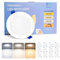12er Set LED Einbaustrahler 230V Dimmbar 7W IP44 LED Spots Warmweiß 3000K Neutralweiß 4500K Kaltweiß 6000K Deckenspots, 79-92mm Badezimmer Einbauspots, Deckenstrahler für Bad, Küche und Wohnzimmer