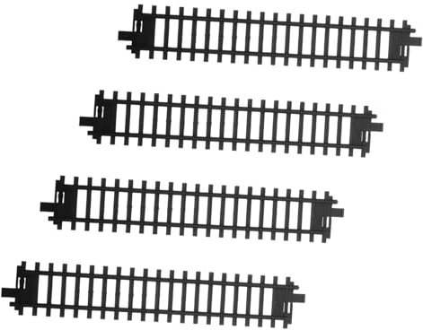 Milisten 4 Pezzi Di Giocattoli Per Binari Del Treno Parti Di Modelli Di Binari Del Treno Accessori Per Binari Del Treno Giocattolo Binari Di Ricambio Per Piccoli Treni Accessori Per