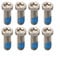Fauhapyway 8 tornillos de plato, perno de manivela para Sram para Rival para bicicleta de carretera roja de 12 velocidades, acero inoxidable