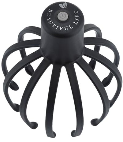 MWZBTG Octopus Head Massager Scalp - Masajeador de cabeza, araña, masajeador de cabeza inalámbrico, 3 modos