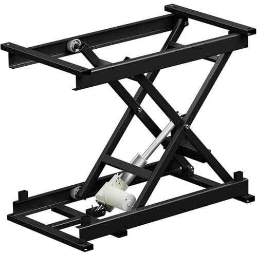 Hydraulischer, klappbarer Scherenhubtisch mit Eisenrahmen, Esstisch, maximale Tragkraft 150 kg, Schubstangenhebebühne, klappbare Scherenhebebühne