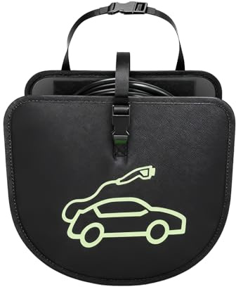 GBKDQQ Sac de rangement portable EV pour câble de charge - Sac de rangement suspendu pour voiture électrique de type 2 type T 1 - Organiseur de câbles de charge en nylon 600D pour tous les câbles et