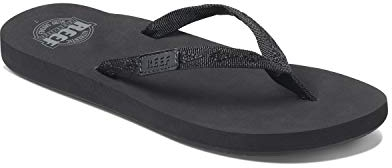 Reef Ginger, Damen Zehentrenner, Schwarz (Black/Black Bk2), 41 EU (8 UK)