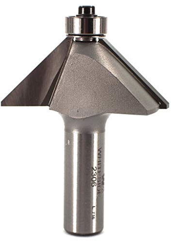 Whiteside Router Bits 2306 Chamfer Bit with 45-Degree 1-1/16-Inch Cutting Length