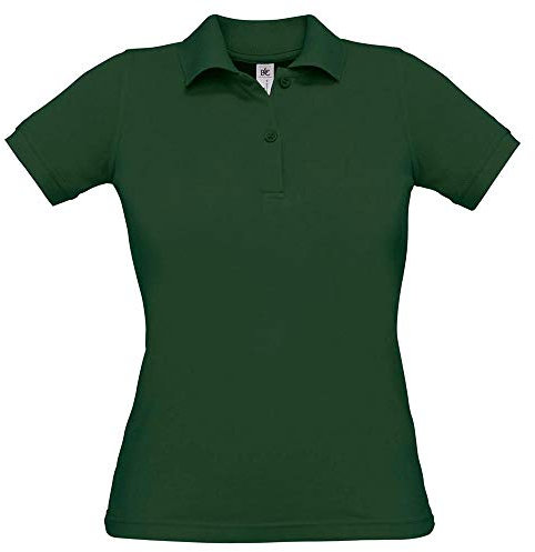 B & C Safran Women's Polo Shirt Green bottle green Size:M