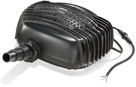 esotec Garda Bachlaufsystem | 12-18VDC, 1700-2500l/h, IP68, 1,8m Förderhöhe, Trockenlaufschutz, 5m Kabel, 25/32/38mm, 2m Eintauchtiefe, Süßwasser
