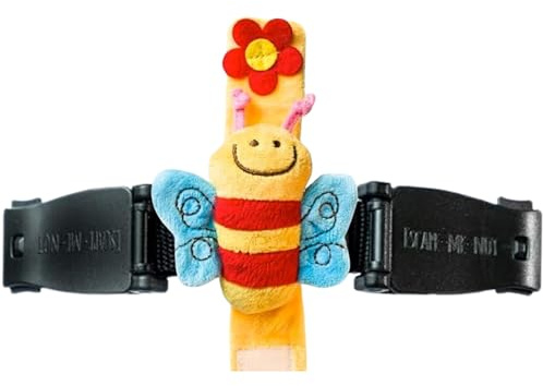 Anti Escape System Chest Clip Buggy Pushchair Car Seat Houdini Safety Strap to Stop Your Little escapees Taking Their arms Out of The Harness with Escape-me-not. Safer Journeys-Less Stress