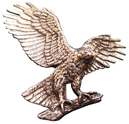 Ansteckpin Adler | für den Hut oder das Revers | Perfekt zum Jagd-Outfit | Anstecker Pin Button | Altsilber