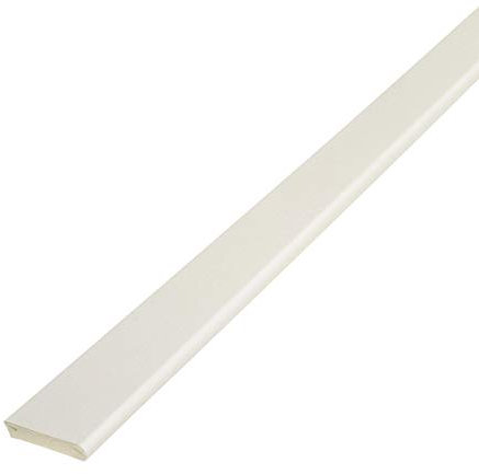 Truly PVC Supplies White Ash, 30mm x 5m Cloaking Fillet uPVC Plastic Window Door Architrave Trim