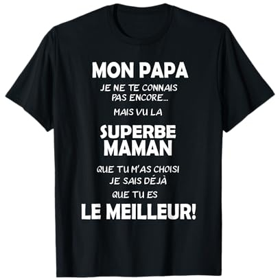 Annonce de Grossesse Idée Cadeau Futur Papa, Future Maman T-Shirt