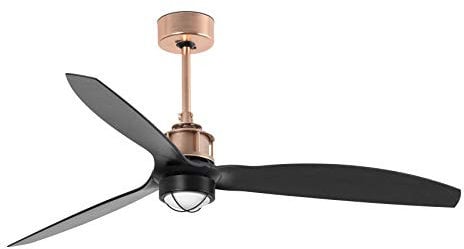 FARO BARCELONA JUST FAN LED Deckenventilator Kupfer/Schwarz