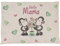 Sheepworld 47417 Kirschkernkissen Beste Mama, 25 cm x 18 cm, Baumwolle, Geschenkbox, Mehrfarbig