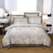 Beyeutao Bettwäsche Gray BettbezÜGe 220x240 cm Satin Seiden Bettbezug Set 3teilig Gewebe Bettbezug Set Grau Bettwäsche Satin Kissenbezug 80x80.