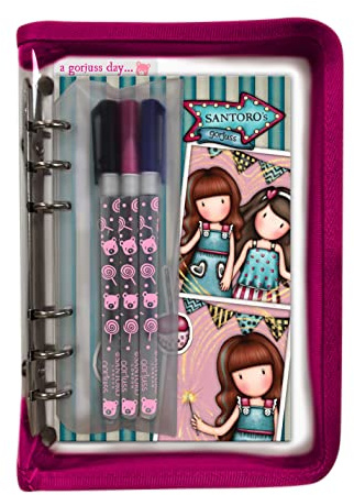 Santoro 1137GJ03 Schreibwaren-Set Gorjuss Fairground Fireworks 15,4 x 22 x 2,3 cm, bunt
